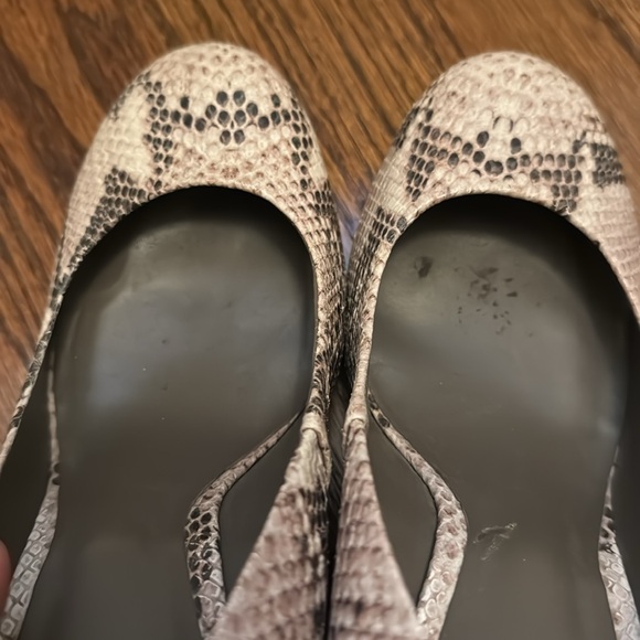 Tory Burch Python Embossed Leather Wedges - Picture 5 of 5